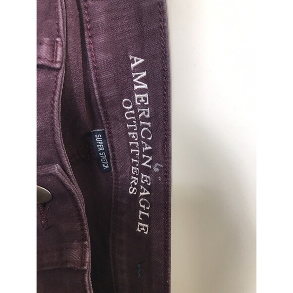 American Eagle Women’s AEO Hi-Rise Shortie Shorts Super Stretch Denim Size 0 - Picture 6 of 8